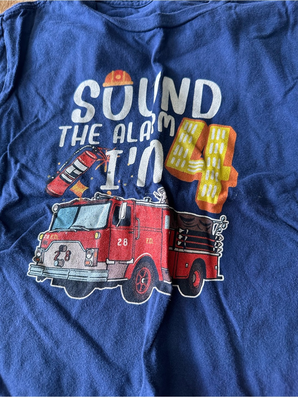 Boys 4th birthday tshirt - Picture 2 of 4